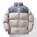 Men's Double Colored Loose Fit Winter Coat