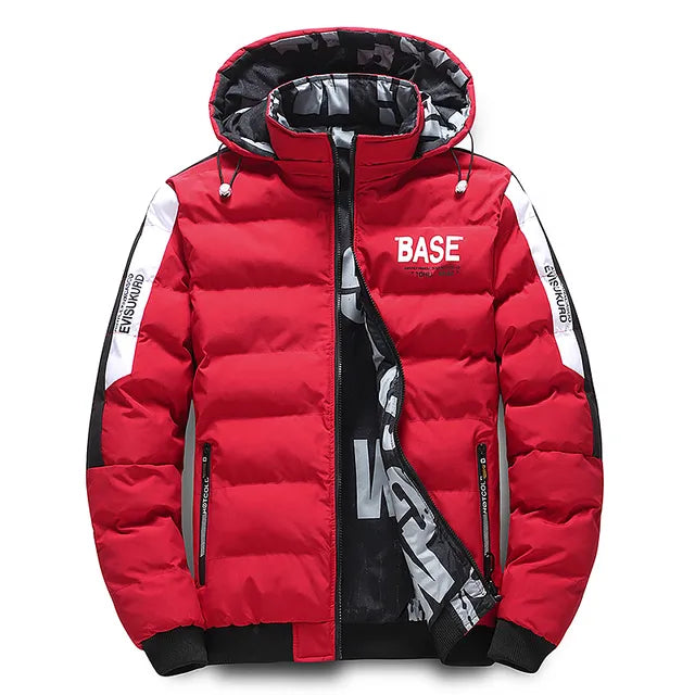 BASE Men's Autumn Winter Padded Double-Sided Coat