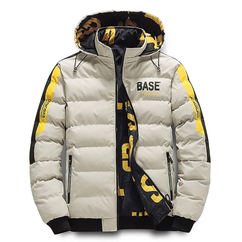 BASE Men's Autumn Winter Padded Double-Sided Coat