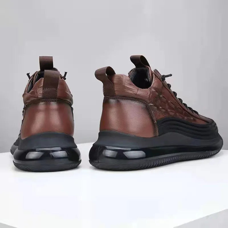 SUAVE Baskets vulcanisées à lacets pour hommes 