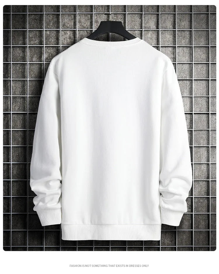 Men's Casual Letter Print Loose Sweatshirt