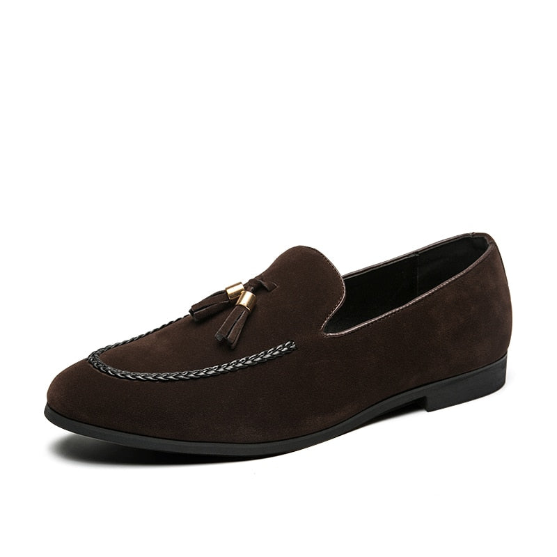 JM Men's Casual Tassel Loafers