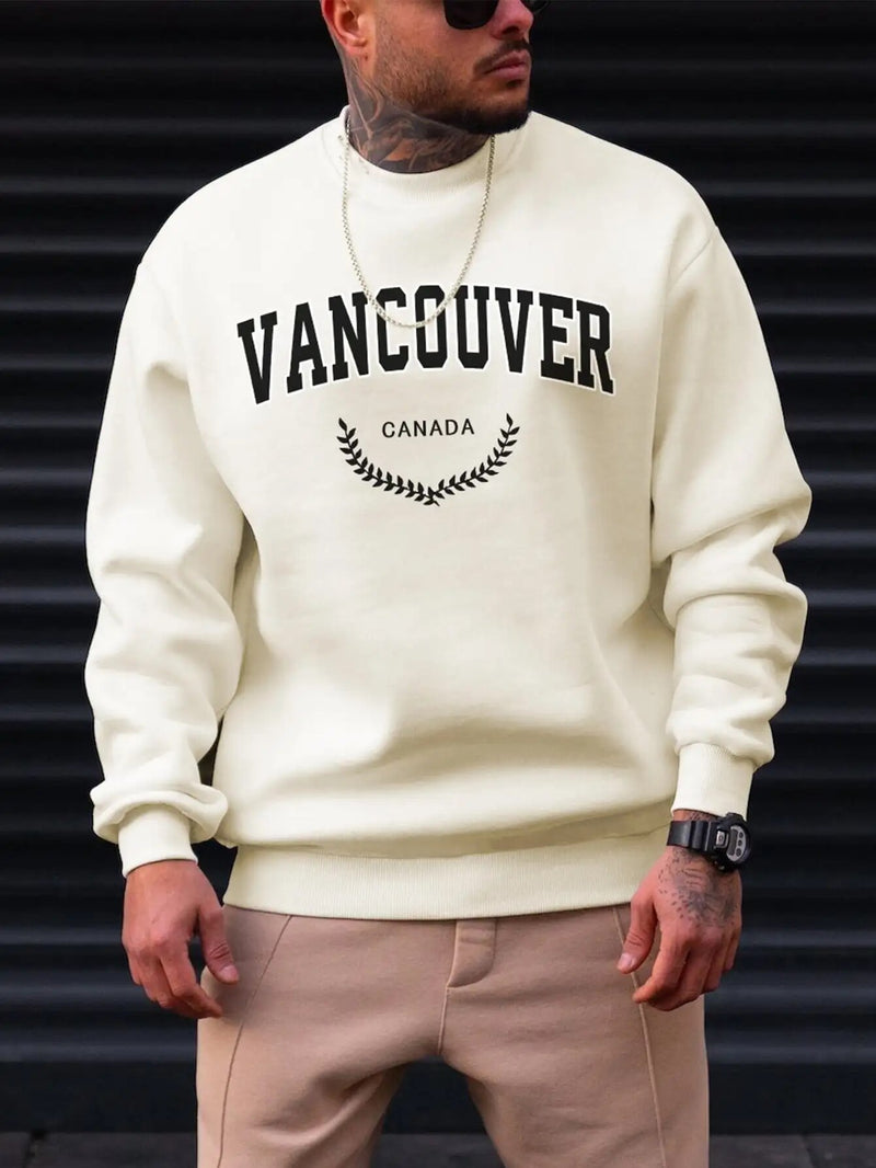 VANCOUVER Men's Fall Streetwear Sweatshirt