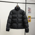 Men's Winter Double Colored Patchwork Parkas Coat