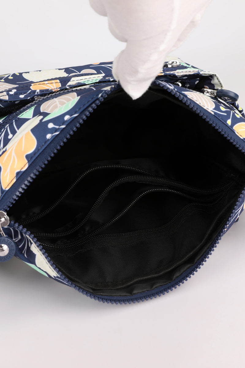 Printed Nylon Shoulder Bag