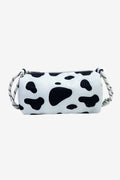 Bolso de mano de nailon con estampado animal