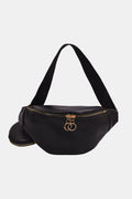 PU Leather Medium Sling Bag