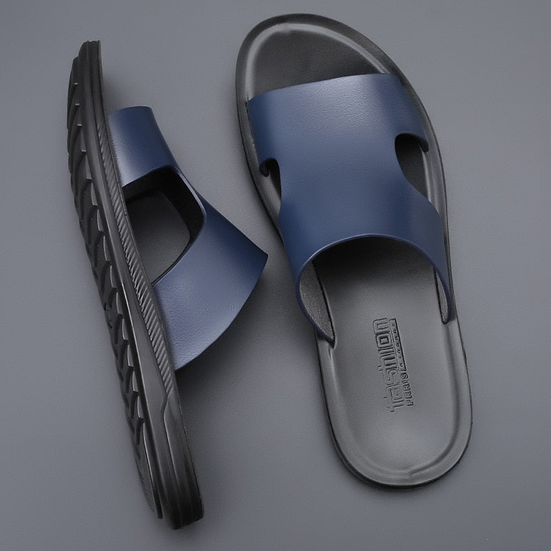 Men's Summer Leather Breathable Sandals