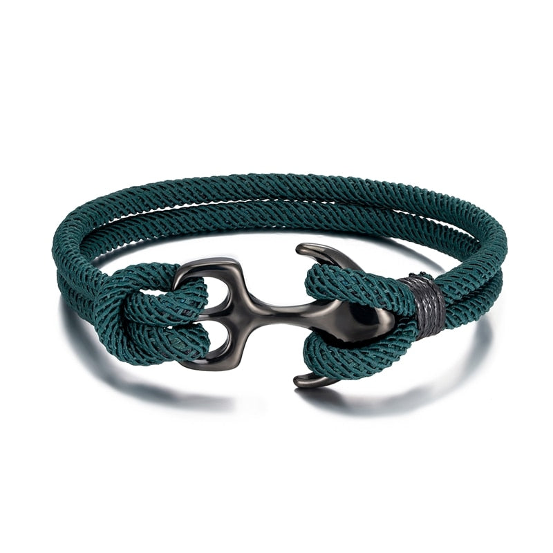 MK Anchor Double Strand Paracord Bracelet