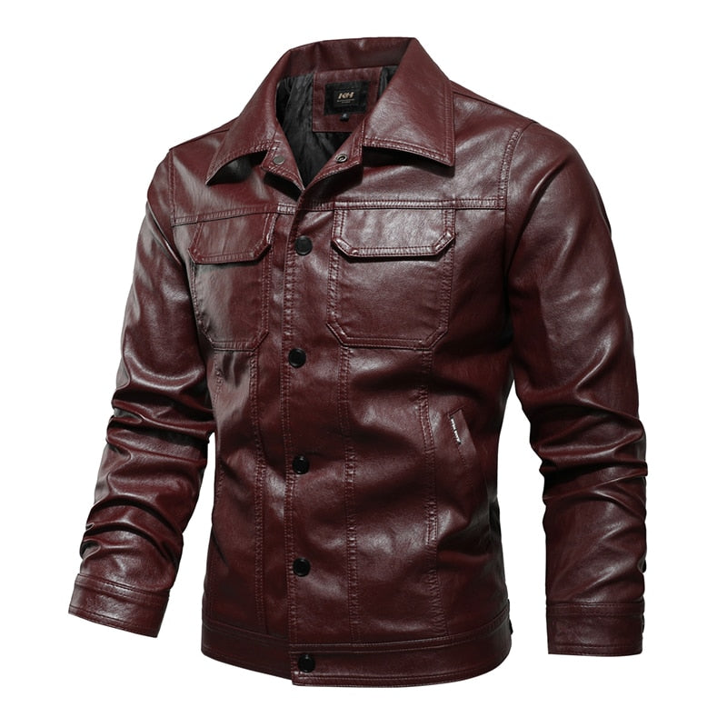 Chaqueta con cuello de piel sintética para hombre SCH Otoño/Invierno