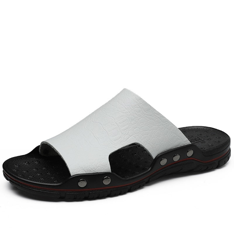 Men's Summer Casual Faux Leather Sandals