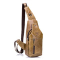 BULLCAPTAIN Bolso bandolera de cuero para hombre