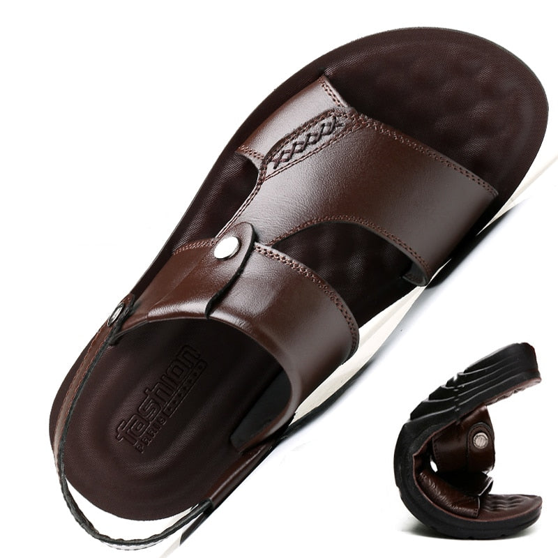 Men's Fashion Genuine Leather Walking Sandals