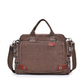 Men's Large Waterproof Canvas Briefcase Bag