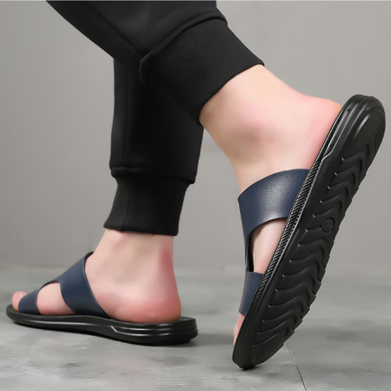 Men's Summer Leather Breathable Sandals