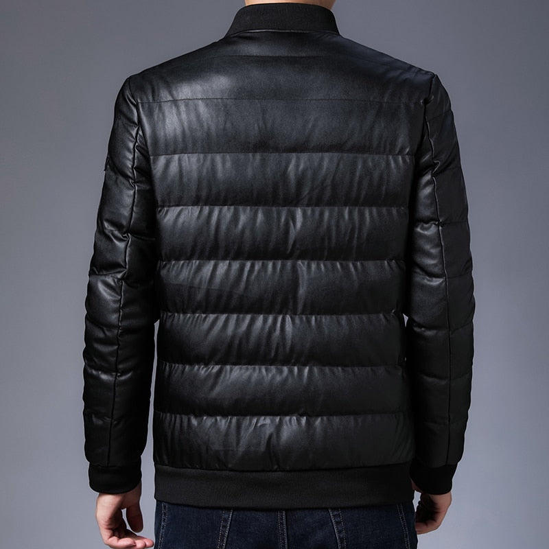 DES Homme Fashionista Veste matelassée en cuir 