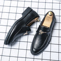 Mocasines formales de piel sintética para hombre