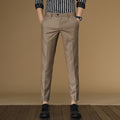 Men's Flat Straight Fit Formal Pants