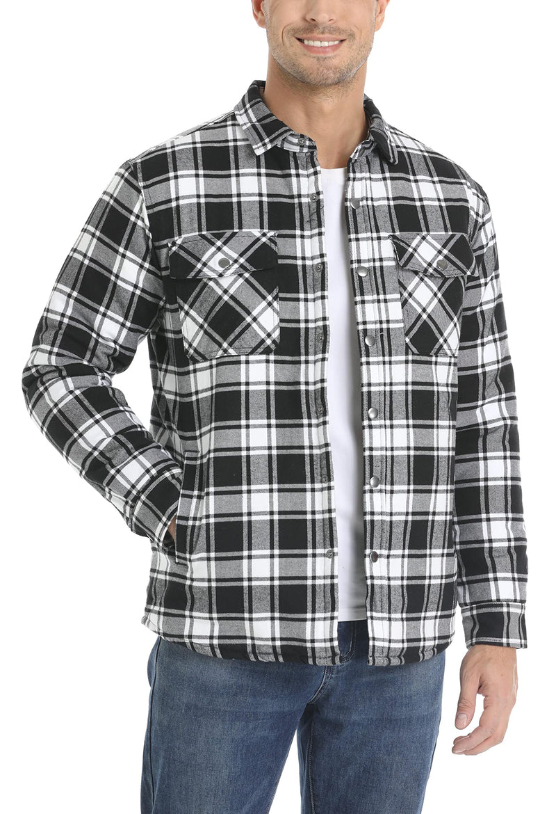 TACS Men's Plaid Cotton Winter Jackets