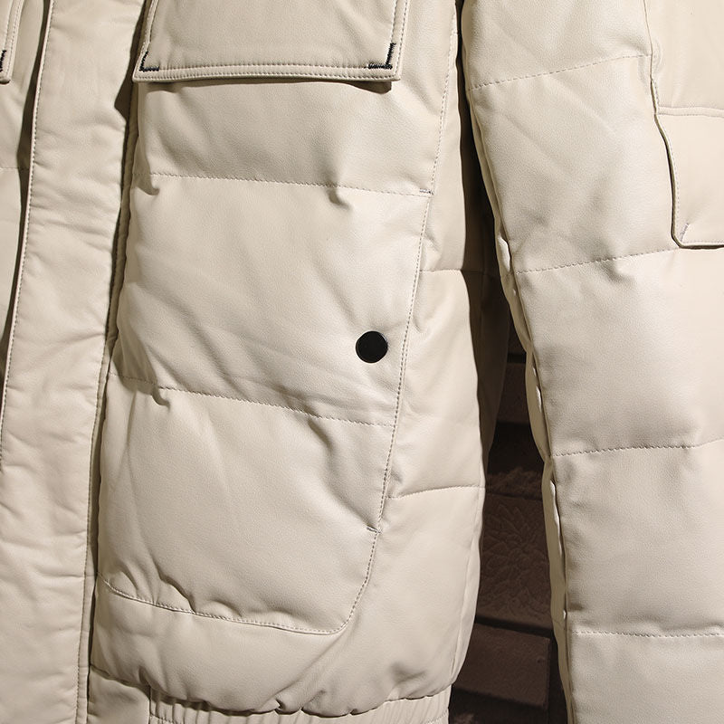 Chaqueta coreana Puffer Parkas de invierno para hombre DES