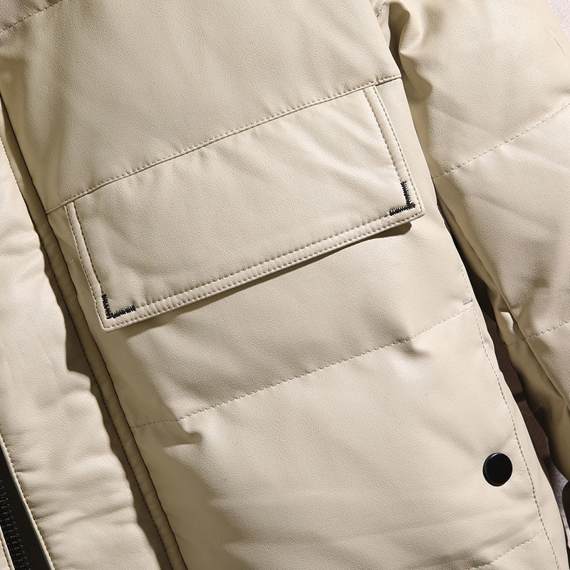 Chaqueta coreana Puffer Parkas de invierno para hombre DES