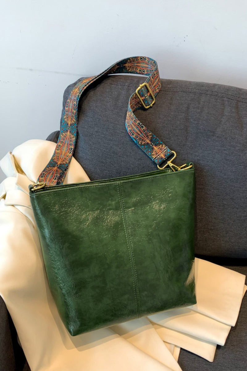 Sac à bandoulière en cuir PU