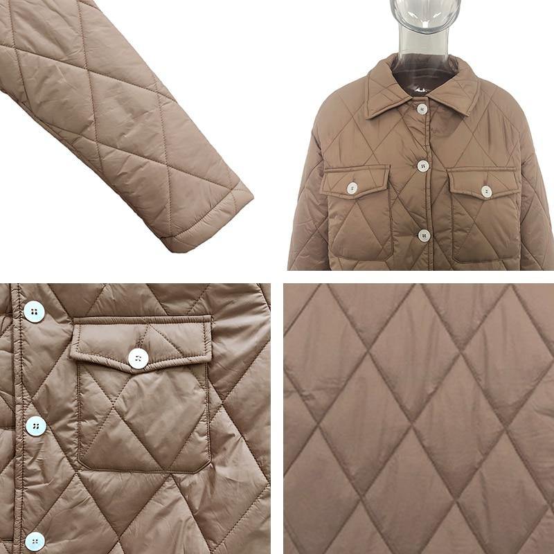 C19 Women's Button Down Winter Coat - AM APPAREL