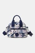 Bolso de mano de nailon floral