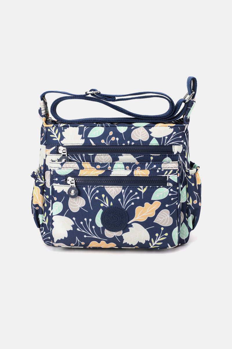 Bolso De Hombro De Nylon Estampado