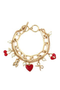 Fashion Heart Charm Bracelet - AM APPAREL
