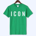 ICON Printed Casual Cotton T-shirt - AM APPAREL