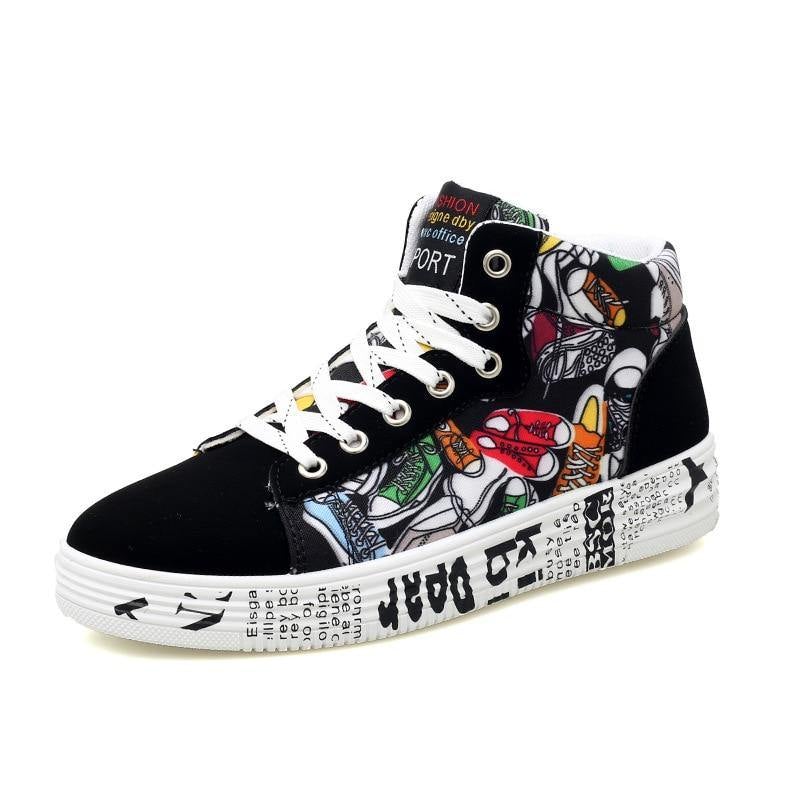 Men's Artistry High Top Sneakers - AM APPAREL