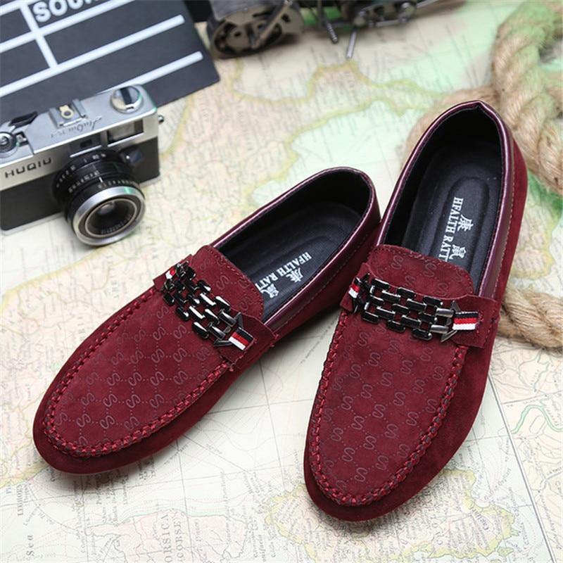 Men's Breathable Shallow Moccasins Loafers - AM APPAREL