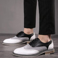 Men's Brogues Lace-Up Bullock Business Oxford Shoes - AM APPAREL