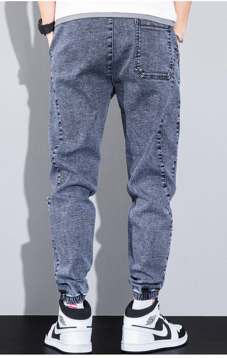 Men's Casual Embroidery Harlan Jeans - AM APPAREL