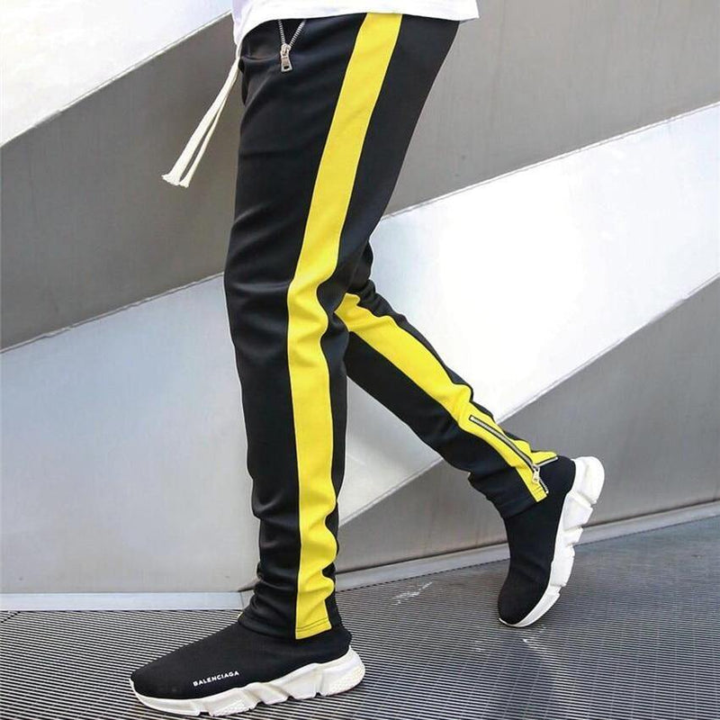 Men's Casual Fitness Stretch Slim Fit Joggers - AM APPAREL