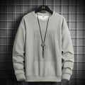 Men's Casual Korean Style Light Weight Sweatshirt - AM APPAREL