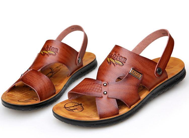 Men's Casual Non-Slip Back Strap Sandals - AM APPAREL