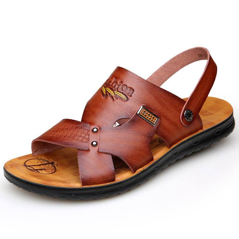 Men's Casual Non-Slip Back Strap Sandals - AM APPAREL