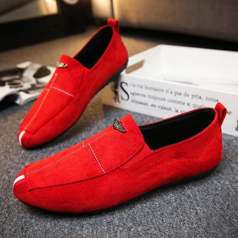 Men's Casual Slip-On Moccasin Driving Loafers - AM APPAREL