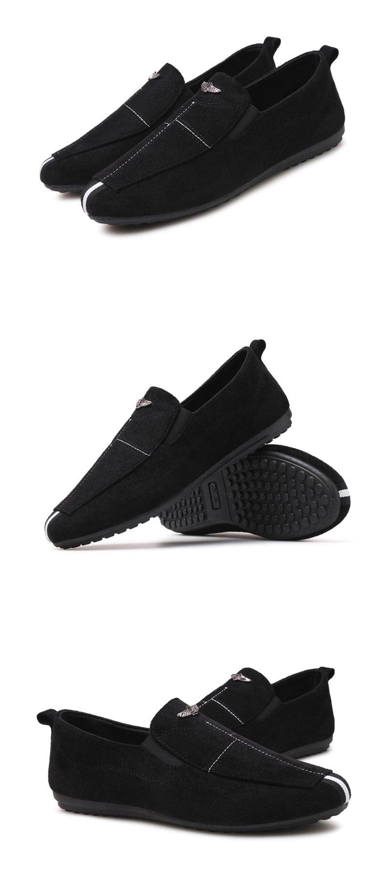 Men's Casual Slip-On Moccasin Driving Loafers - AM APPAREL