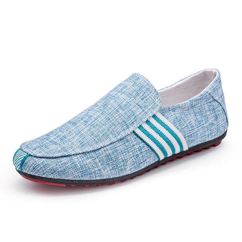 Men's Casual Summer Canvas Loafers - AM APPAREL