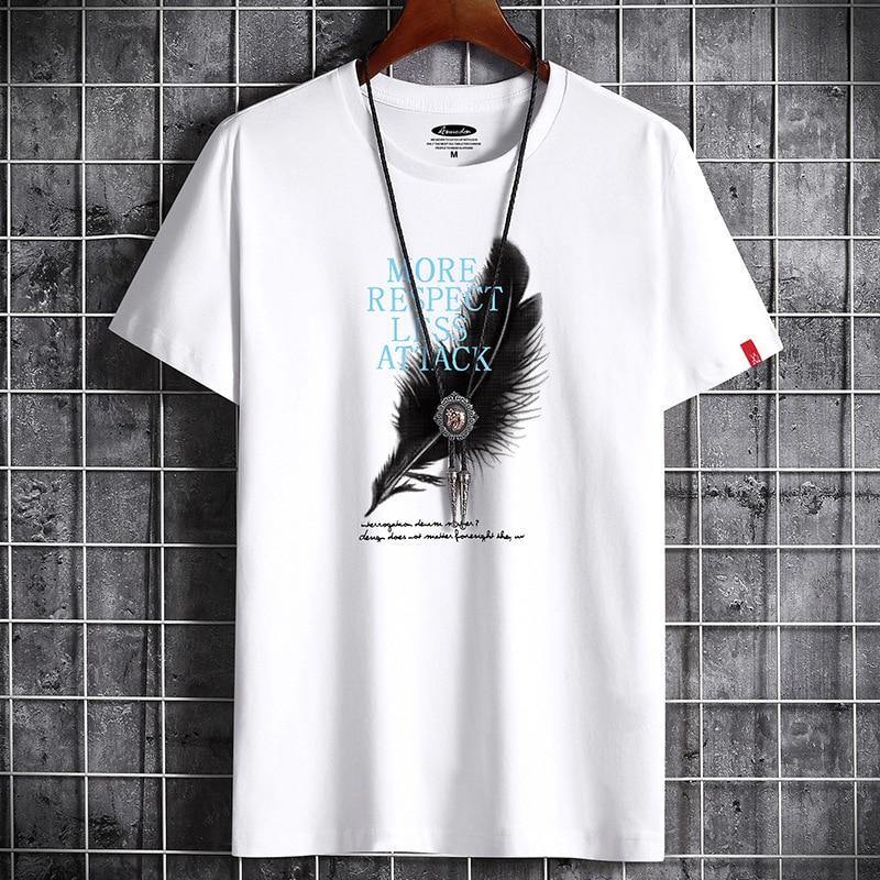 Men's Fashion Anime Graphic T-Shirt - AM APPAREL