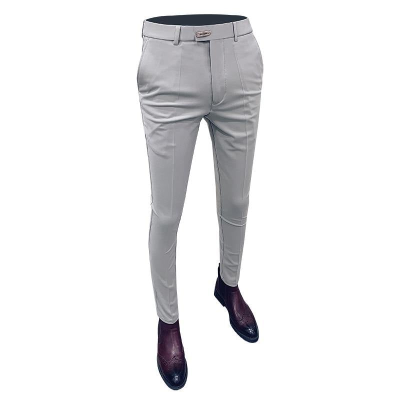 Men's Fashion Formal Slim Fit Formal Pants - AM APPAREL