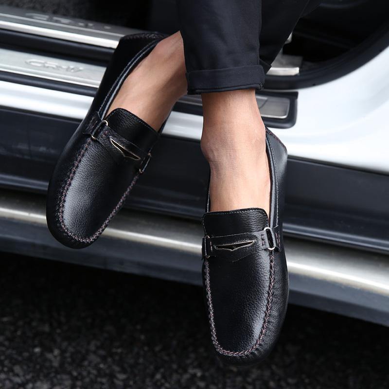 Men's Fashion Moccasin Soft Comfy Loafers - AM APPAREL