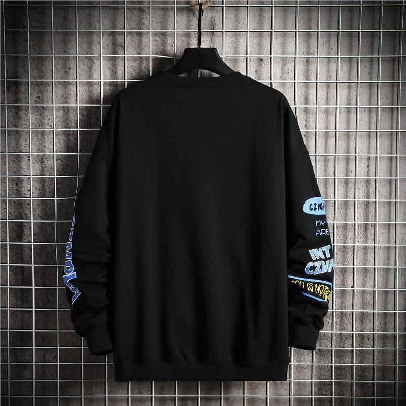 Men's Fashion Print Polyester Sweatshirt - AM APPAREL