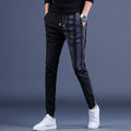 Men's Fashion Stripe Casual Joggers - AM APPAREL