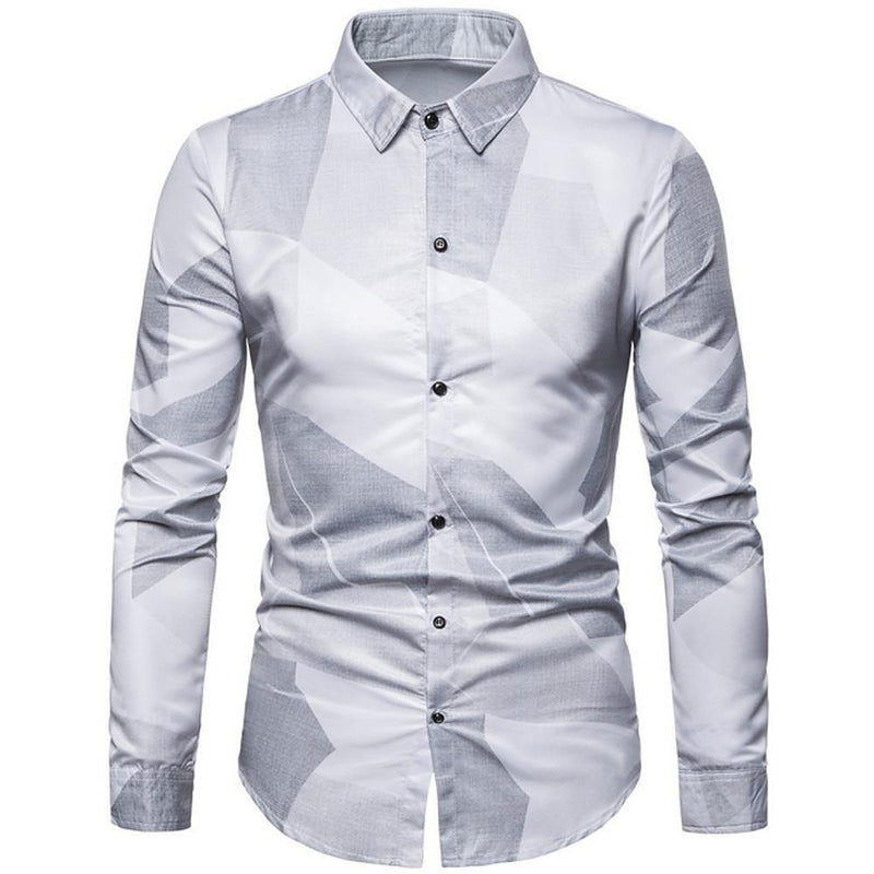 Men's Geometric Daily Shirt - AM APPAREL