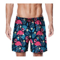 Men's Geometric Print Basic Shorts - AM APPAREL