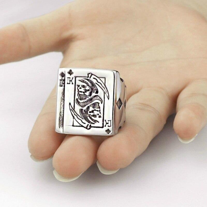 Men's Grim Reaper Pattern Ring - AM APPAREL